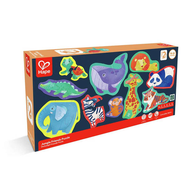 Hape Jungle Vrienden Puzzel