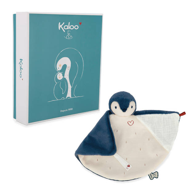 Kaloo Complices - Pinguin Blauw knuffeldoek