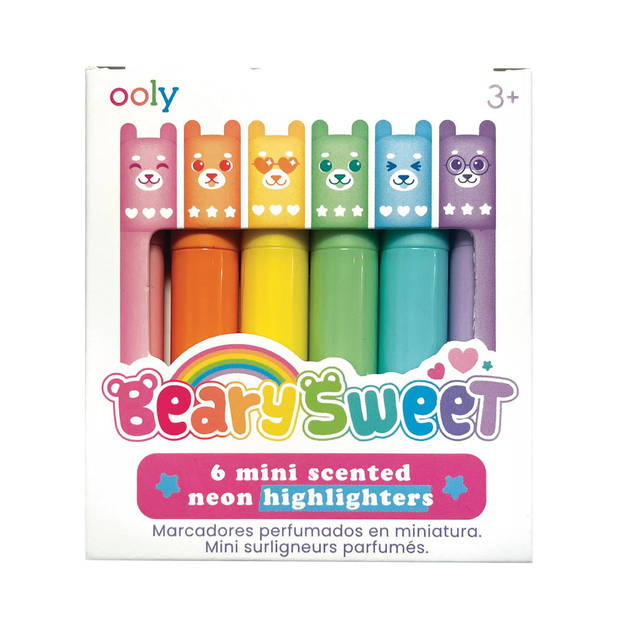 Ooly - Beary Sweet Mini Scented Highlighters