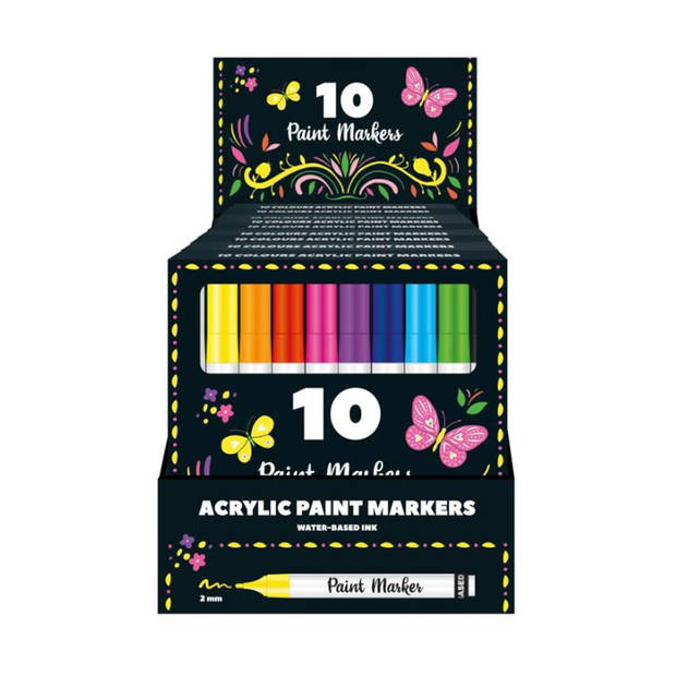 Image Books Display paint markers. 10 stuks