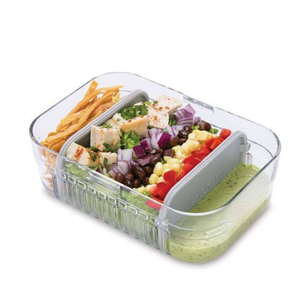 Pack It - Box voor Lunch - Tritan - Grijs