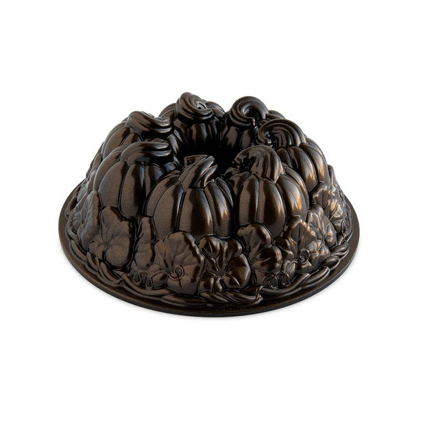 Nordic Ware - Tulband Bakvorm "Pumpkin patch bundt" - Nordic Ware Fall Harvest Bronze