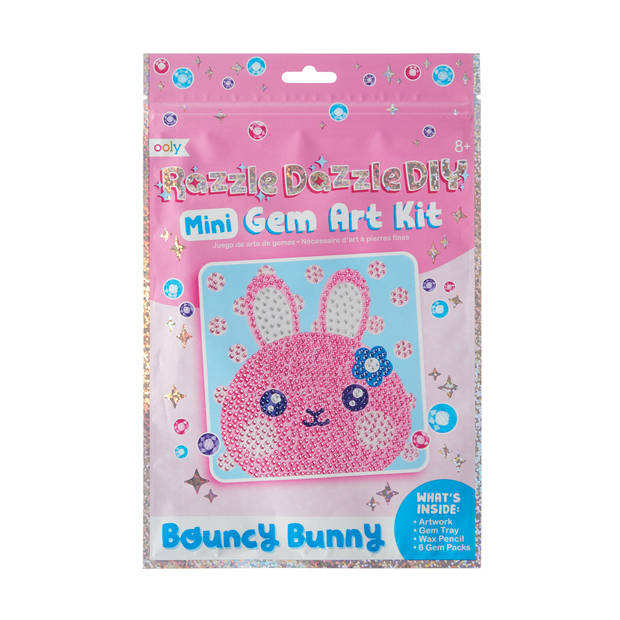 Ooly Razzle Dazzle Mini Gem Art Kit Bouncy Bunny