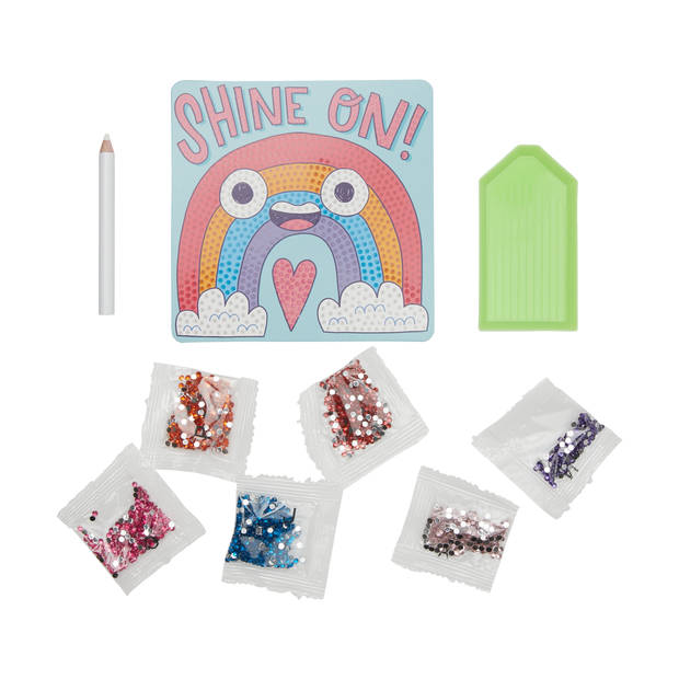 Ooly Razzle Dazzle Mini Gem Art Kit Stralende Regenboog