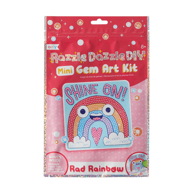 Ooly Razzle Dazzle Mini Gem Art Kit Stralende Regenboog