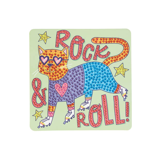 Ooly Razzle Dazzle Mini Gem Kunst Set Rolling Rocker