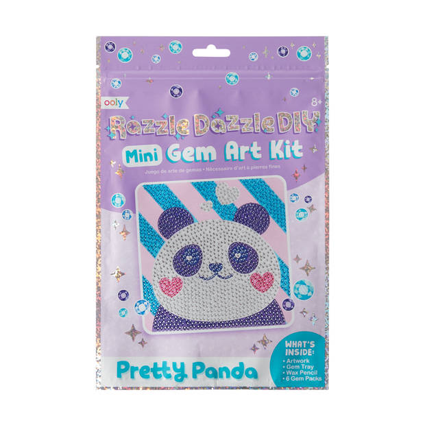 Ooly Razzle Dazzle Mini Gem Art Kit Mooie Panda