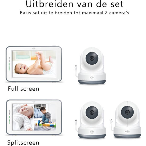 ELRO BC4000-C Full HD Extra Baby Camera Baby Monitor Royale