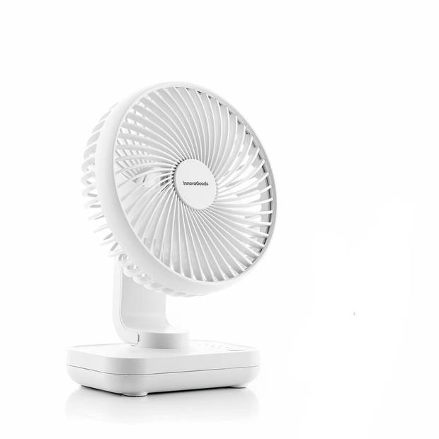 Oplaadbare bureauventilator Fanrec InnovaGoods Ø5,4'' 3600 mAh / 13,3 W