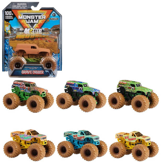 Monster Jam Mystery Mudders - 1:64 - 1-Pack - Prijs per Stuk