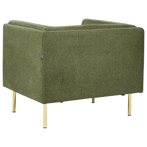 Beliani MOEN - Fauteuil-Groen-Polyester