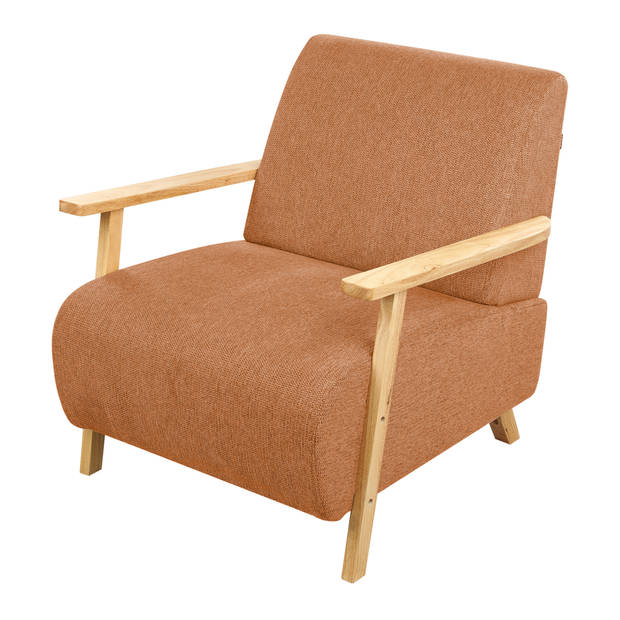 Beliani LESJA - Fauteuil-Oranje-Polyester