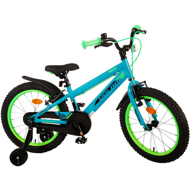 Volare Rocky Kinderfiets - Jongens - 18 inch - Groen - Twee handremmen