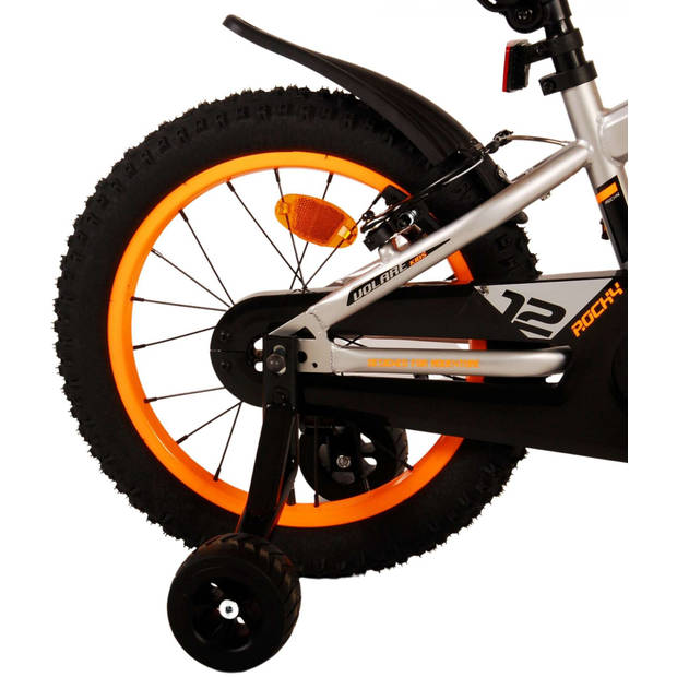 Volare Rocky Kinderfiets - Jongens - 16 inch - Grijs - Twee handremmen