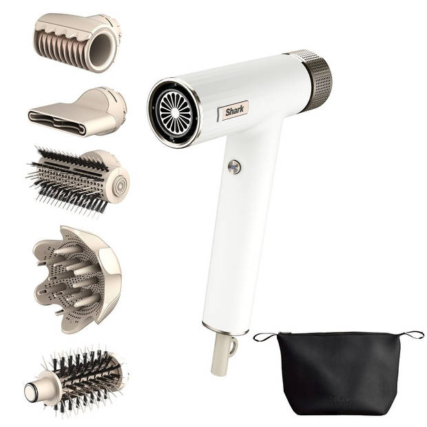 Shark SpeedStyle Haardroger en Styler - Inclusief Diffuser, Finishing Tool, Borstel en Concentrator - HD352EU