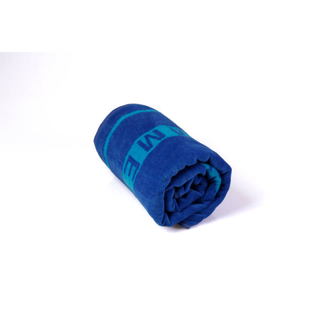 PHLOX Strandlaken - 100% katoen - 1 zijde velour - 90x160 - summer blue