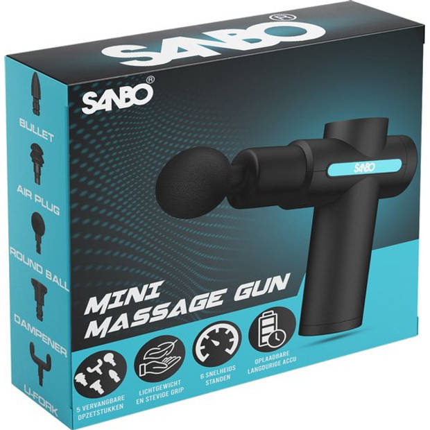 Sanbo Massage Gun Mini Gen 2 - Massageapparaat - Massage Pistool - Professioneel