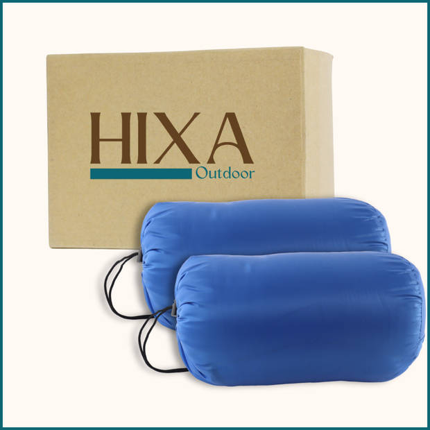 HIXA Slaapzak - Blauw - 2 stuks - 190x72cm - Polyester