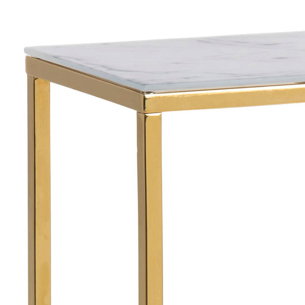 Almaz sidetable met 1 plank wit.