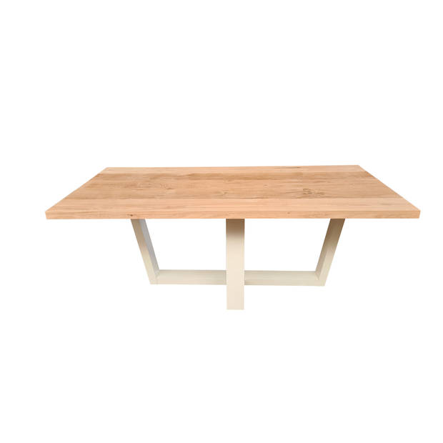 Wood4you - Eettafel Florida Eikenhout 180Lx78Hx96D cm - - - Eettafels