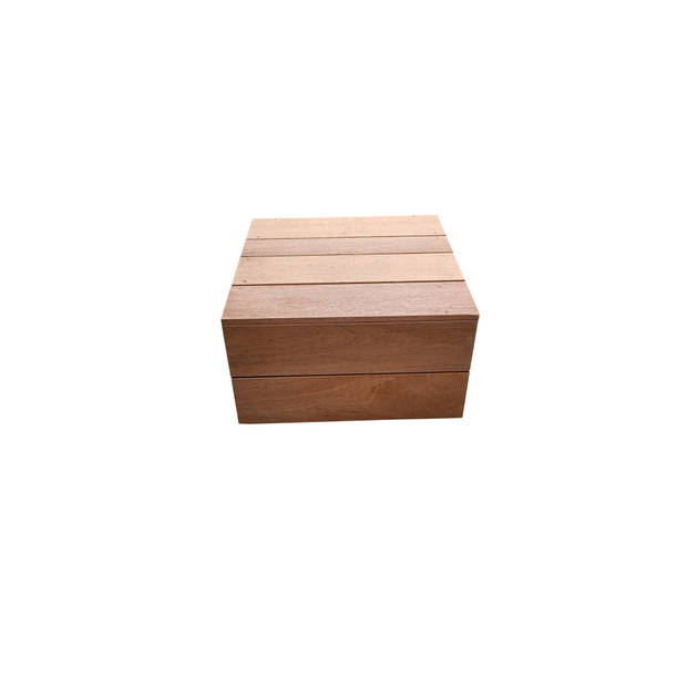 Wood4you - Hocker Washington Bankirai 55Lx33Hx55D cm