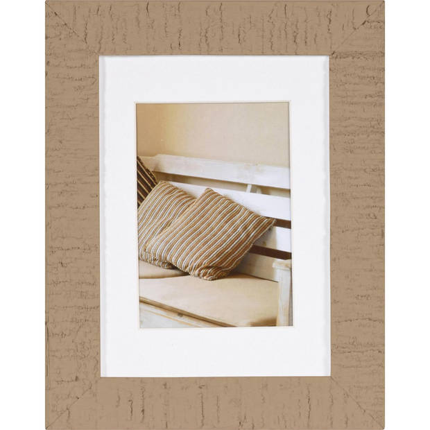 Henzo Fotolijst - Driftwood - Fotomaat 13x18 cm - Beige