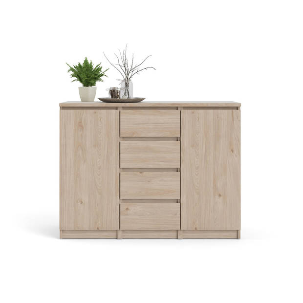 Nada dressoir 2 deuren en 4 laden Hickory decor.