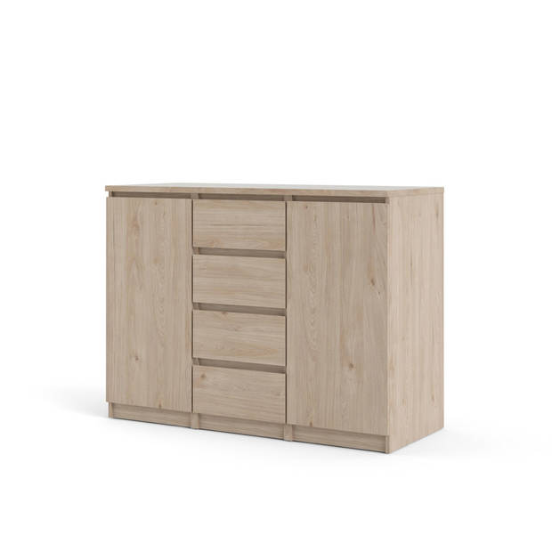 Nada dressoir 2 deuren en 4 laden Hickory decor.