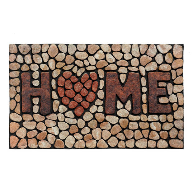 MD Entree - Schoonloopmat - Ecomat - Home Stone - 46 x 76 cm