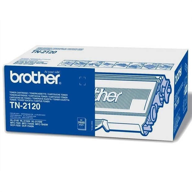 Brother toner, 2.600 pagina's, OEM TN-2120, zwart