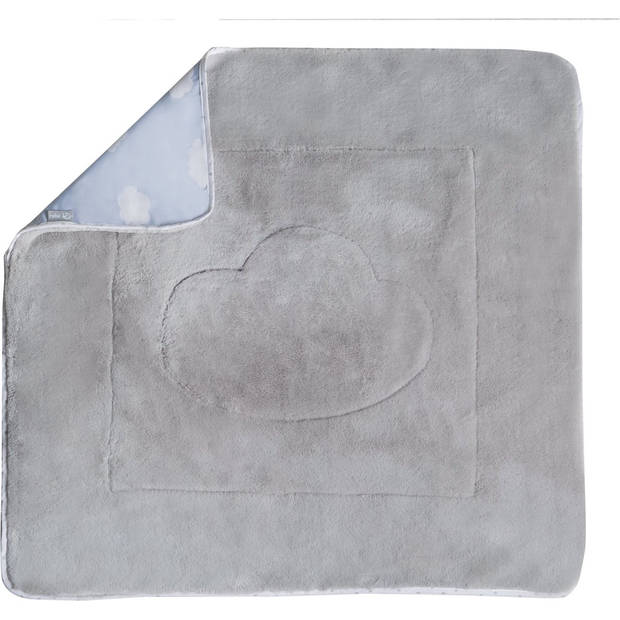 Roba Deken Small Cloud 80 X 80 cm Katoen Blauw