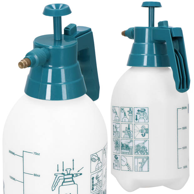 Springos Drukspuit - Handmatig - Planten - 2 Liter