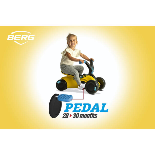 BERG Loopwagen GO² SparX Yellow - 2 in 1 - Geel