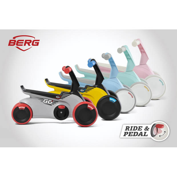 BERG Loopwagen GO² SparX Red - 2 in 1 - Rood