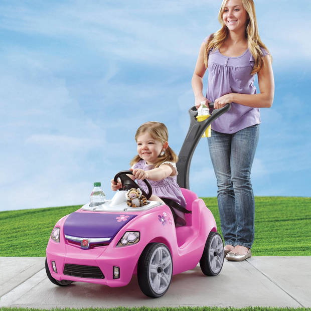 Step2 Whisper Ride II Buggy Roze - Loopauto - Duwauto