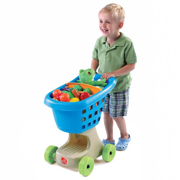 Winkelwagen Little Helpers 54 Cm Blauw