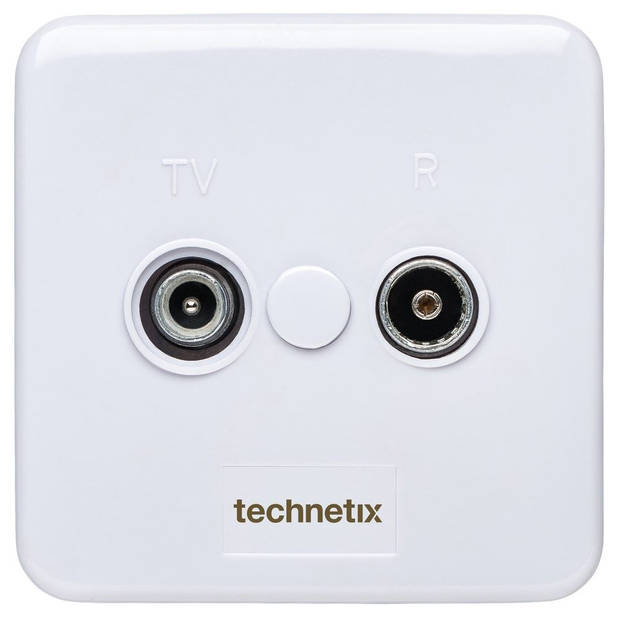 Technetix Tweegats Wandcontactdoos TRAS2000