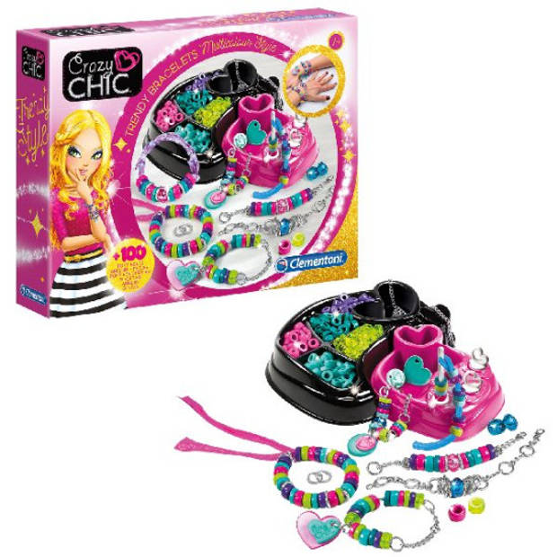 Clementoni Crazy Chic Armband Met Ringetjes - Hobbypakket