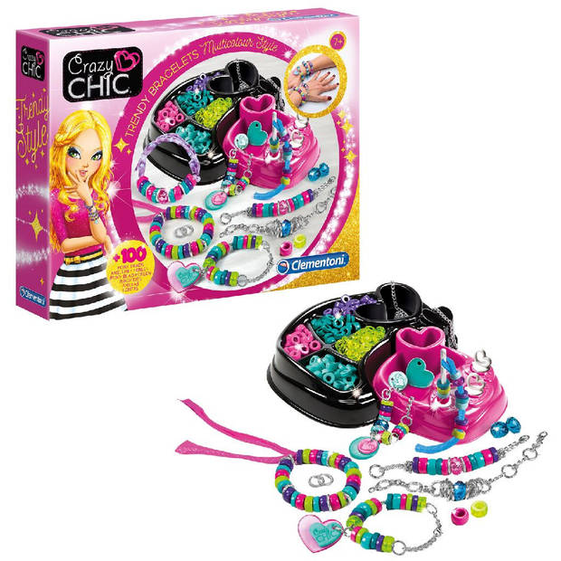 Clementoni Crazy Chic Armband Met Ringetjes - Hobbypakket