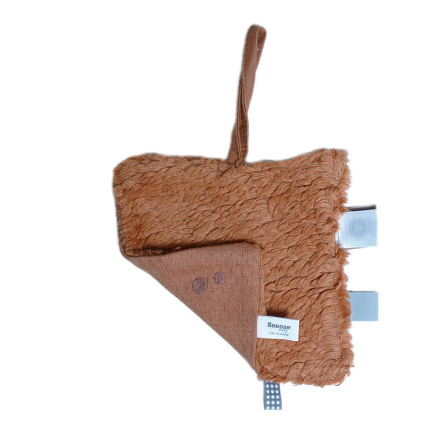 Snoozebaby Giftset Knuffeldoekje & Geboortekaartje - Toffee