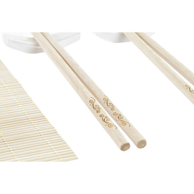 9-delige sushi serveer set bamboe voor 2 personen - Bordjes
