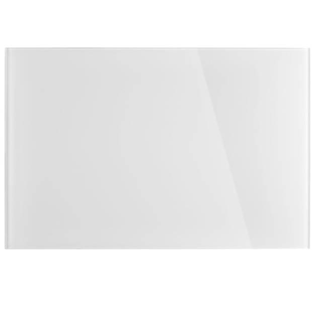 Magnetoplan ontwerpglas magnetisch paneel glazenbord - 80x60 cm - wit - glas - frameless