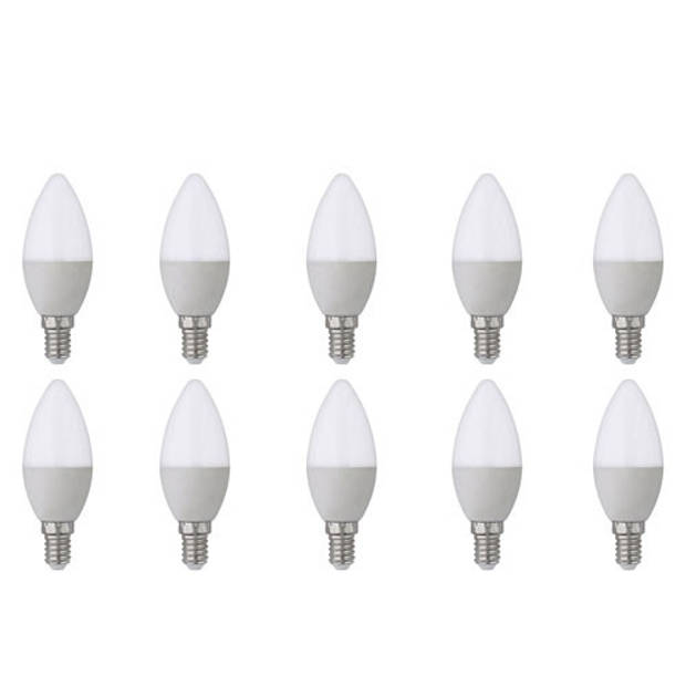 LED Lamp 10 Pack - E14 Fitting - 4W - Helder/Koud Wit 6400K