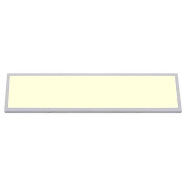 LED Paneel - 30x120 Warm Wit 3000K - 36W Opbouw Rechthoek - Mat Wit - Flikkervrij