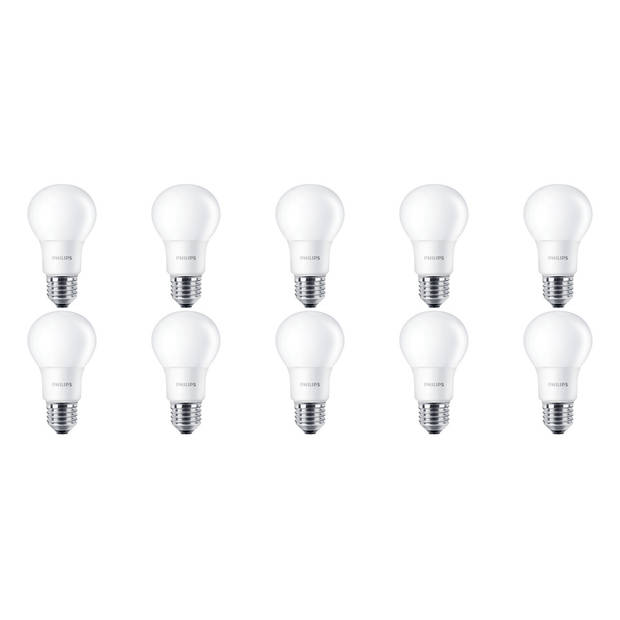 PHILIPS - LED Lamp 10 Pack - CorePro LEDbulb 827 A60 - E27 Fitting - 5.5W - Warm Wit 2700K Vervangt 40W