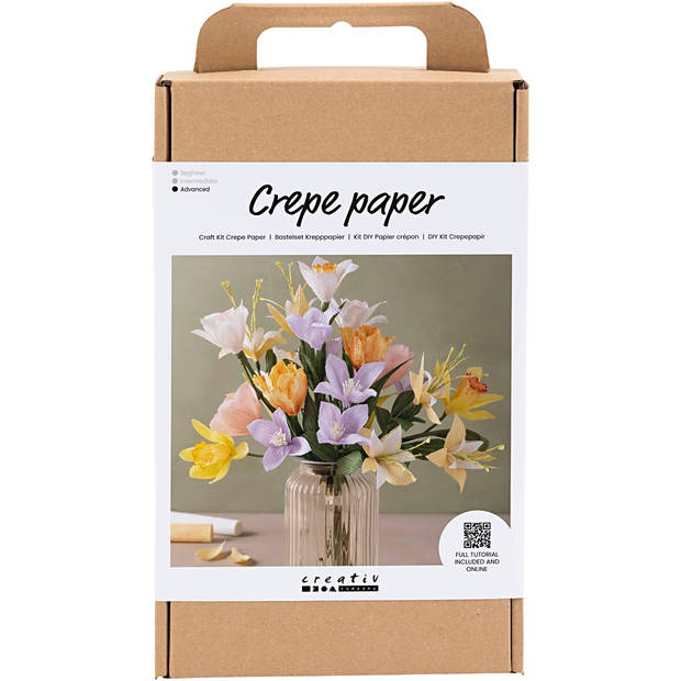 Creativ Company CC Startersset Crepepapier Bloemen Lenteboeket