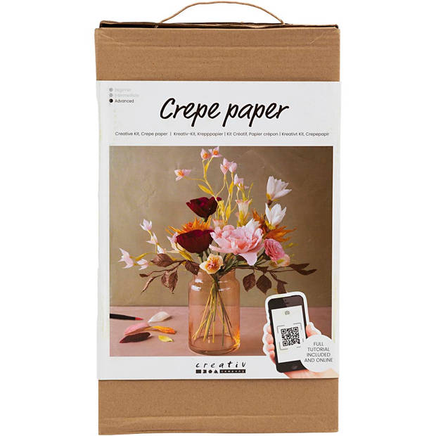 Creativ Company CC Startersset Crepepapier Bloemen Boeket