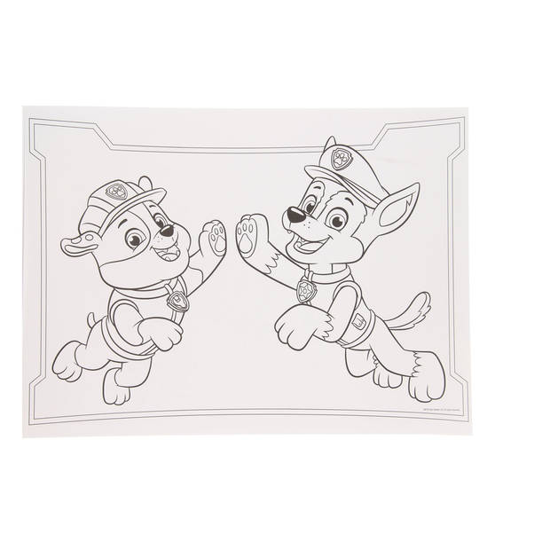 Paw Patrol Placemat Kleurboek 12 pagina's