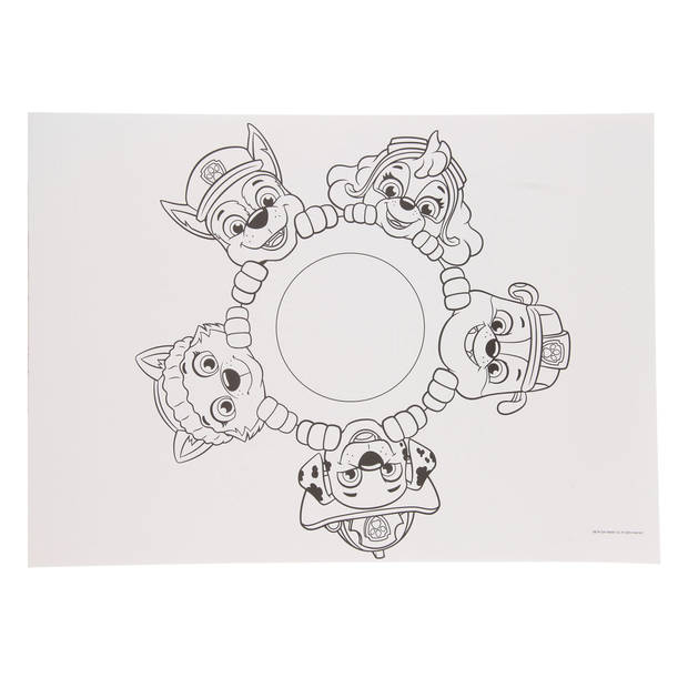 Paw Patrol Placemat Kleurboek 12 pagina's