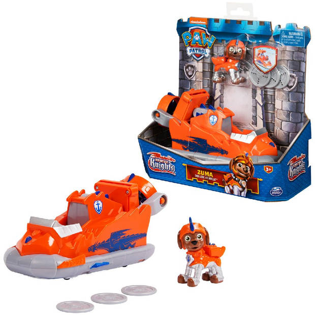 Paw Patrol Rescue Knights Deluxe Voertuig Zuma